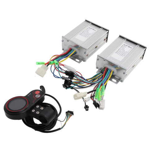 Brushless DC Motor Controller for Electric Bikes High Performance Sturdy and Durable Brushless Controller with Rainproof LCD Display Easy to Use with 2
