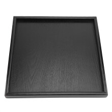 Tavă de servire elegantă, lemn masiv construit din material natural ecologic, suprafață netedă și design modern de culoare, tavă de servire