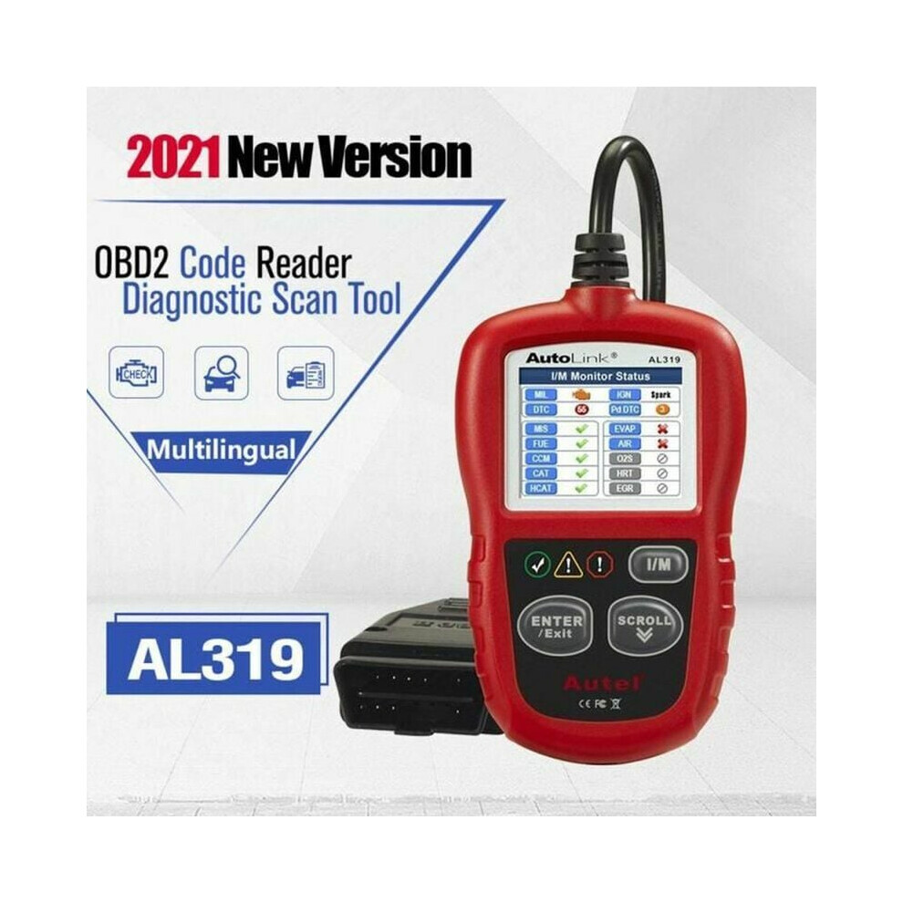 Engine Diagnostics Wizard, Live Data Obd2 Scanner For Check Engine Freeze Frame Analysis & Vin Retrieval For 1996 Or Later Vehicles (Compact & Light 9340959670864