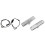 1 Pair Front  Side  Light with 1 Pair Front Rear Brake Pad Wear Sensor Kit, for  5 Series E39 528I 1
