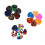 60Pcs Guitar Picks,0.46mm, 0.71mm, 0.96mm with 6Pcs Guitar String Tuning Key Pegs/Machine  Knobs for Left and Right 3