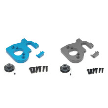 2set RC Car Motor Mount Holder with Motor Gear for 144001 124019 124018 RC Spare Parts & Titanium