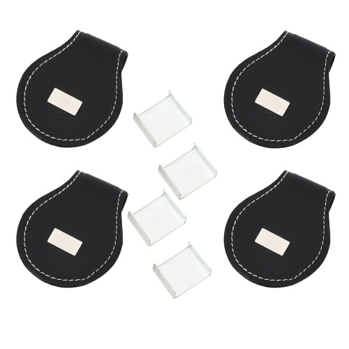 4PCS PU Leder Tragbare Kompakte Genaue Größe 2