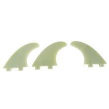 3pcs Jade Nylon+Glass Fiber Surfboard Fins Set for Longboards