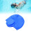 Wasserdichte Silikon-Badekappe mit Ohrenschutz, 5