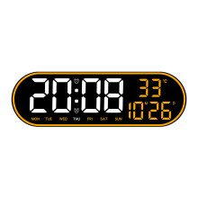 Digital Clock Small LED Digital Alarm Clock Functional Clock-C