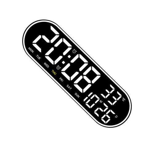 Practical Alarm Clock Elegant LED Digital Alarm Clock with-A
