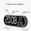 MultiFunction Digital Alarm Clock Contemporary LED Digital-H 6