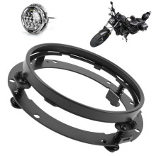 Supporto di montaggio faro moto nero da 7 pollici, 21 x 21 x 4 cm