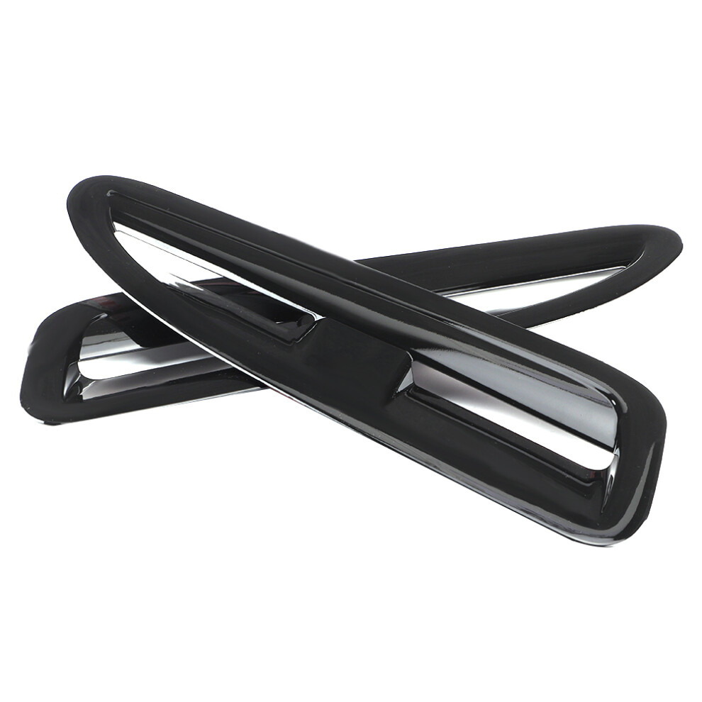 Abs Plastic Car Bonnet Air Vent Fits Jaguar Xkr Xk8 Glossy 400X140mm Black 4951379880822