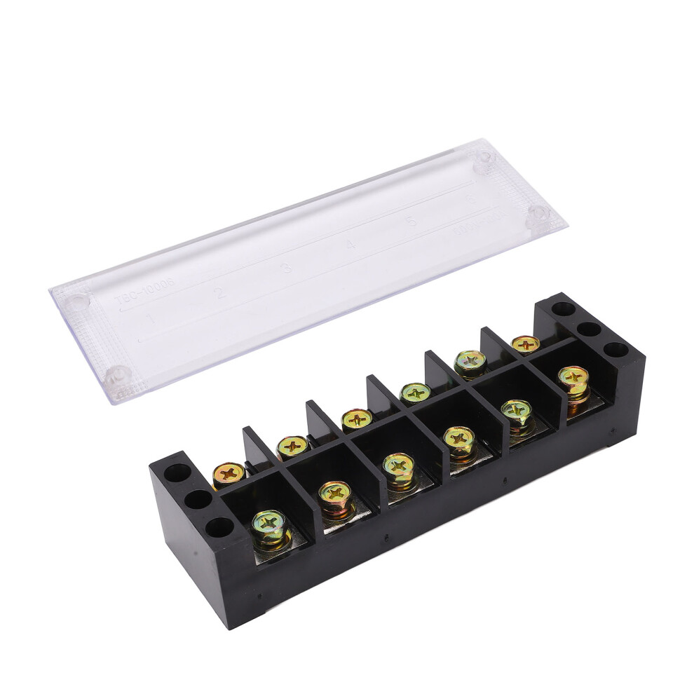 Terminal Strip Block 100A 600V Large Capacity, Easy Wiring, 6 Positions 4641372319619