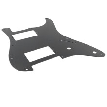 Elektronikgitarre Pickguard für 2 Humbucker aus Aluminiumlegierung, schwarzes Kratzschutzblech