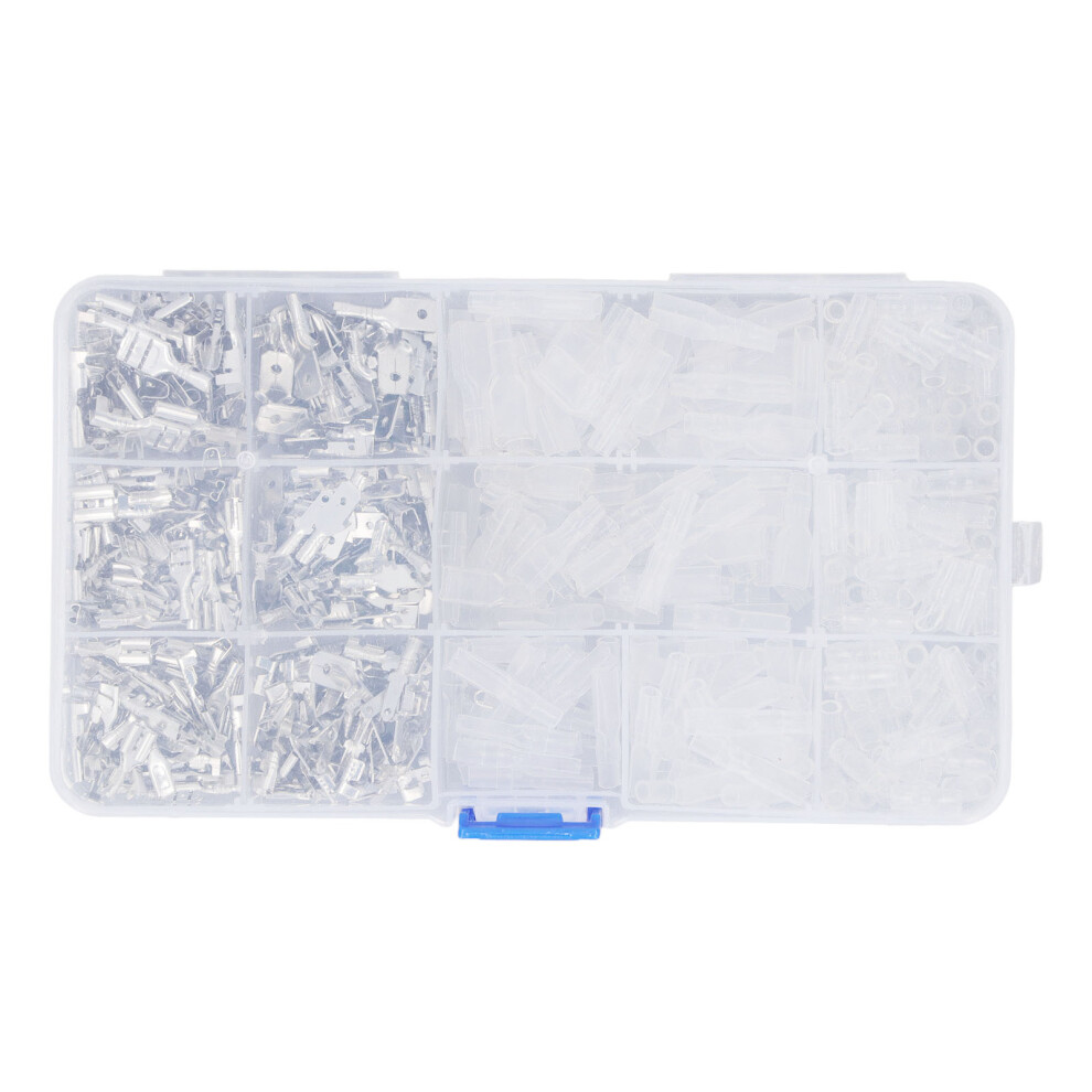 Flame Retardant Pvc Sleeve Spade Wire Connectors 480 Pcs Assortment 8721372319744