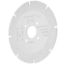Aufgeschweißter Diamantsägeblatt 100x20x15mm Silber zum Schneiden und Schleifen von Marmor
