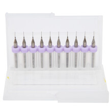 10pcs Tungsten Carbide Cleaning Nozzle Drill Bits 0.3mm for 3D Printer