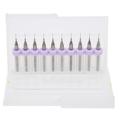 10pcs Tungsten Carbide Cleaning Nozzle Drill Bits 0.3mm for 3D Printer