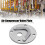 Luftkompressor Ventilplattenzunge U Metallteil 3/8 Zoll 45x47mm 10