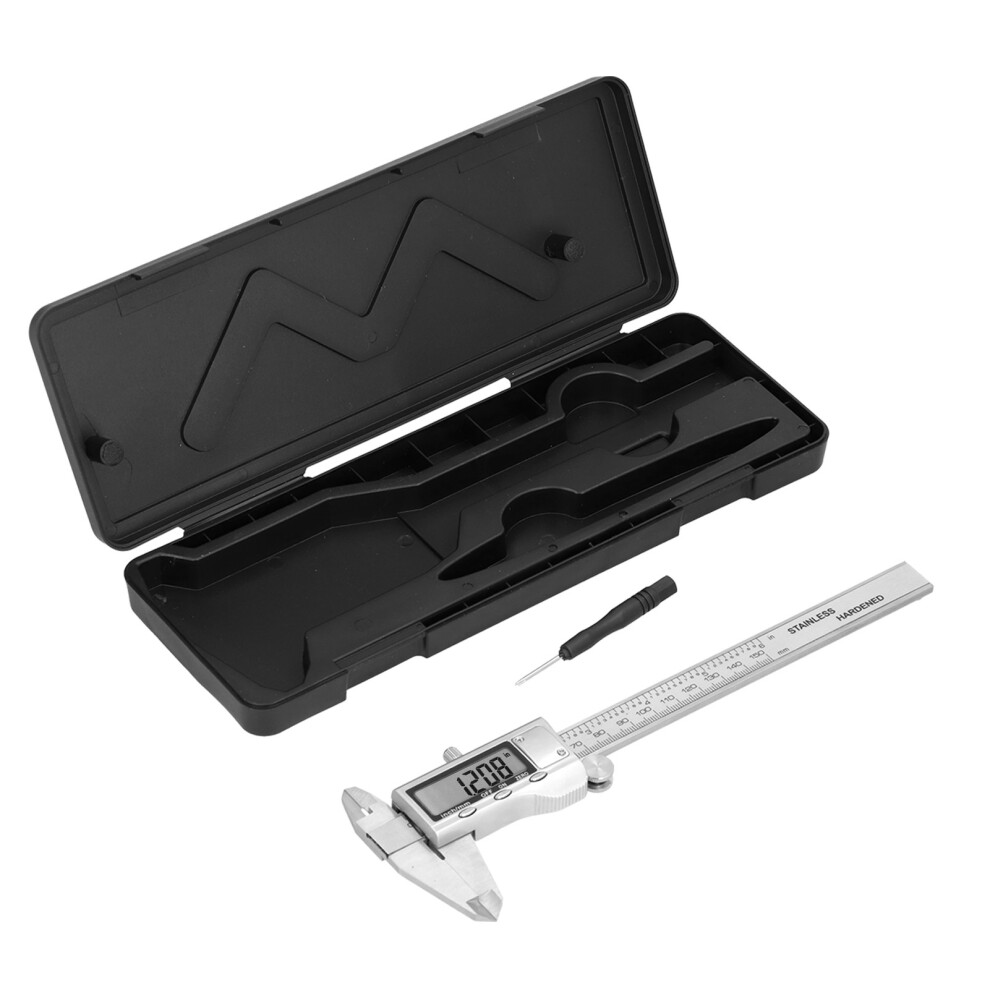 150Mm Stainless Steel Digital Vernier Caliper With Lcd Display 5091377935946