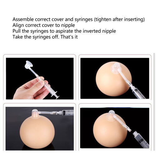 Strong Suction Soft Silicone Nipple Corrector for Women, Inverted Nipples Puller 2