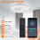 LED Ceiling Fan & Lighting LED Light Adjustable Wind & Remote 6 Speed 4