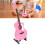 Gitarrenmodell, rosa Buchenmaterial, präzises 12