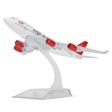 16CM Alloy Aircraft Model Toy for Collection, UK 747 Simulation Aircraft