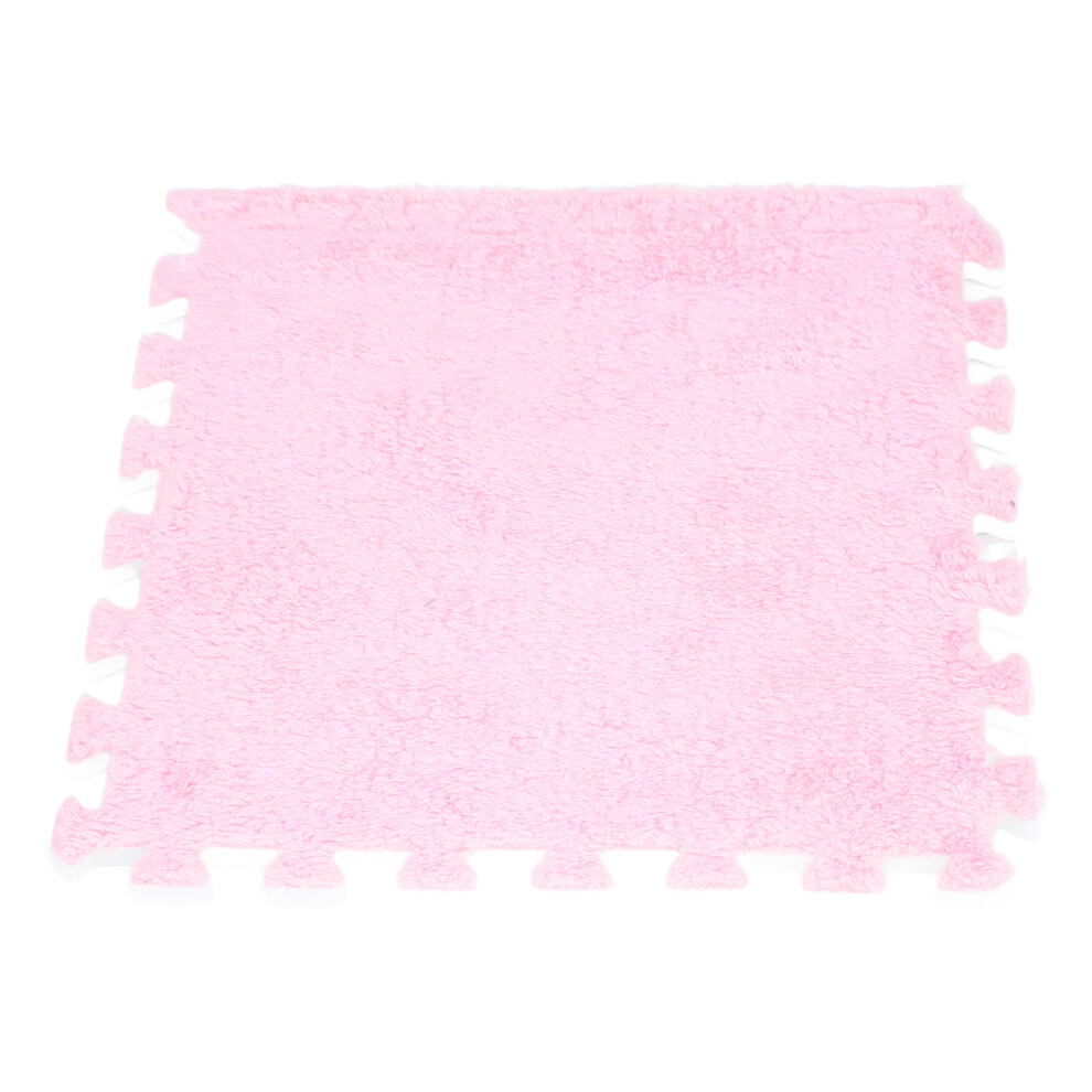 10 Stück Plüschschaum-Bodenmatte, rutschfest,