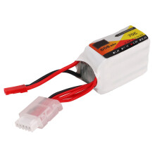 Pack de batterie LiPo 4S 550mAh 70C pour RC Quadcopter avec connecteur JST rouge