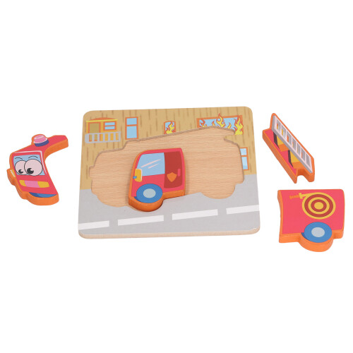 3D-Puzzle aus Holz, Spielzeug in Form eines 2