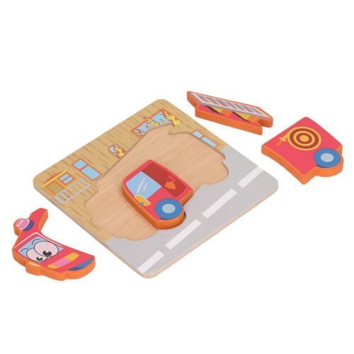 3D-Puzzle aus Holz, Spielzeug in Form eines 1