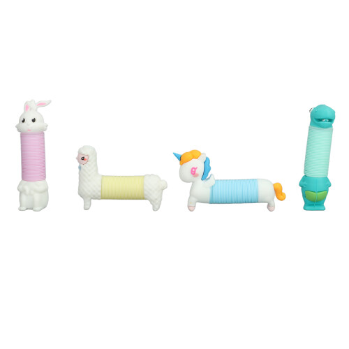 4 Stück Pop Tubes Autismus Sensorisches Spielzeug
