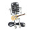 Metall-Mikrofonroboter mit Gitarre im 2