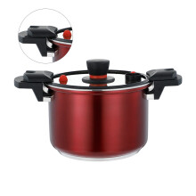Convenient Kitchen Pressure Cooker Pressure Cooker-24cm Red