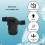 Electric Cordless Drill 18V Lithium-Ion Compact Power Tool Kit with Bits 8