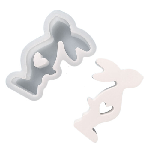 Rabbit Candle Silicone Mold 3D Easter Aromatherapy Plasters-L