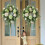 19.69" Artificial Wreath Front Door Decorations with Hydrangeas 4