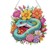 DIY Diamond Painting Dots Pendant Acrylic Special Shape Woman Rhinestone Diamond Art Pendants for Garden Window Decor