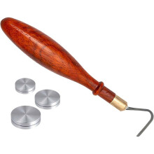 Töpfer-Trimmwerkzeug-Set, L-Förmige Wolfram-Töpferwerkzeuge + Trimm-Drehwerkzeug (30 mm/38 mm/45 mm) für Töpfer und Tonkünstler