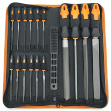 Coffret de 17 Limes à Métaux pour Façonner le Métal, le Bois et les Outils. le Coffret Comprend une Lime Aiguille.