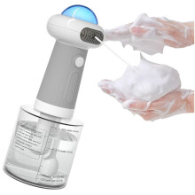 Electric Dispenser Cat Shampoo Sprayer,Pet Bath Supplies Automatic Foaming Shampoo Dispenser for Dog