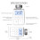 Tuya ZigBee Radiator Actuator Valve  Thermostat Temperature Controller Internal Sensor TRV Voice Control 5