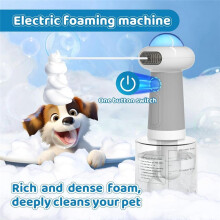 Elektrischer Spender für Katzenshampoo, Sprüher, Haustier-Badezubehör, Automatischer Schaumshampoo-Spender für Hunde
