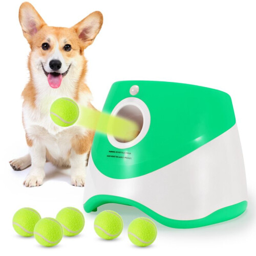 Dog Tennis  Launcher Dogs Chase Automatic Toys Automatic Fun Interactive Machine Fun Interactive Catapult Throw B 2