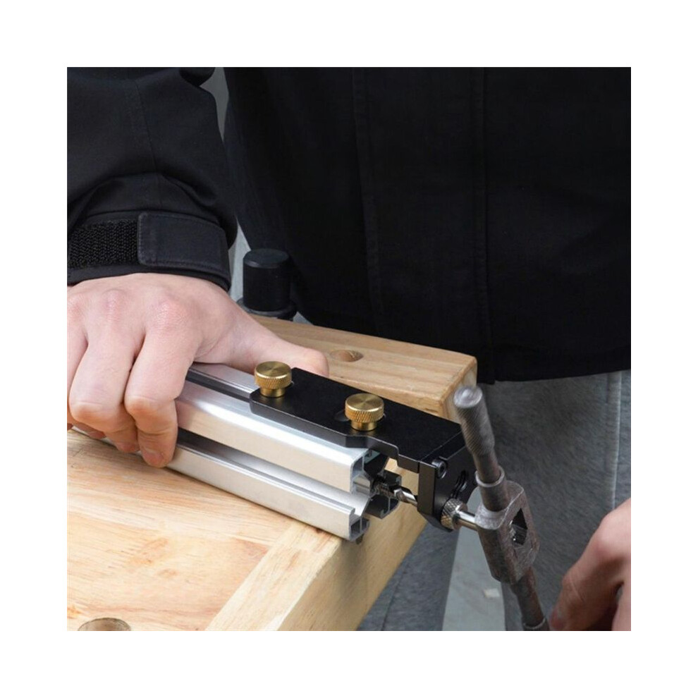 Auxiliary Tool Manual Threading Compact Manual Tapping Versatile Jig Locator For 20/30/40 Type Aluminum Profiles 6031483949795