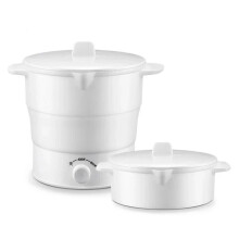 Multi Portable Foldable Silicone Pot for Travel Kettle Electric Cook Hot Pot Water Boiler Camping Electric Pot EU Plug