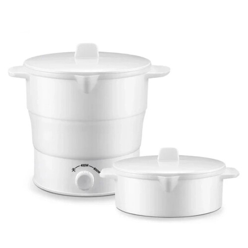 Bouilloire Électrique Pliable en Silicone, Multifonction, pour , Camping, Prise UE