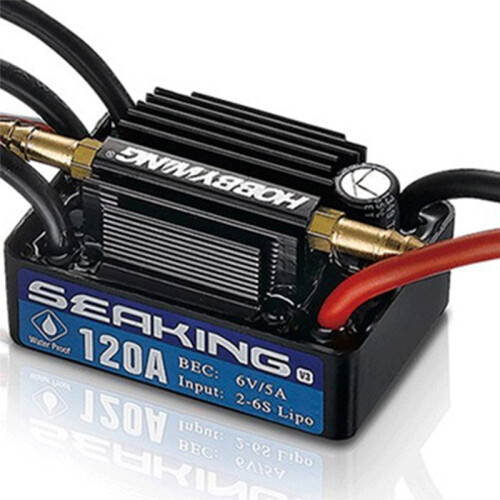 SeaKing 120A V3 ESC Brushless Electronic Speed Controller for RC Boats 2
