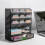 Mesh Desk Organizer, Multi-Functional Pen Holder, Desktop Stationary Organizer, Storage Rack for School, Home, Office 6