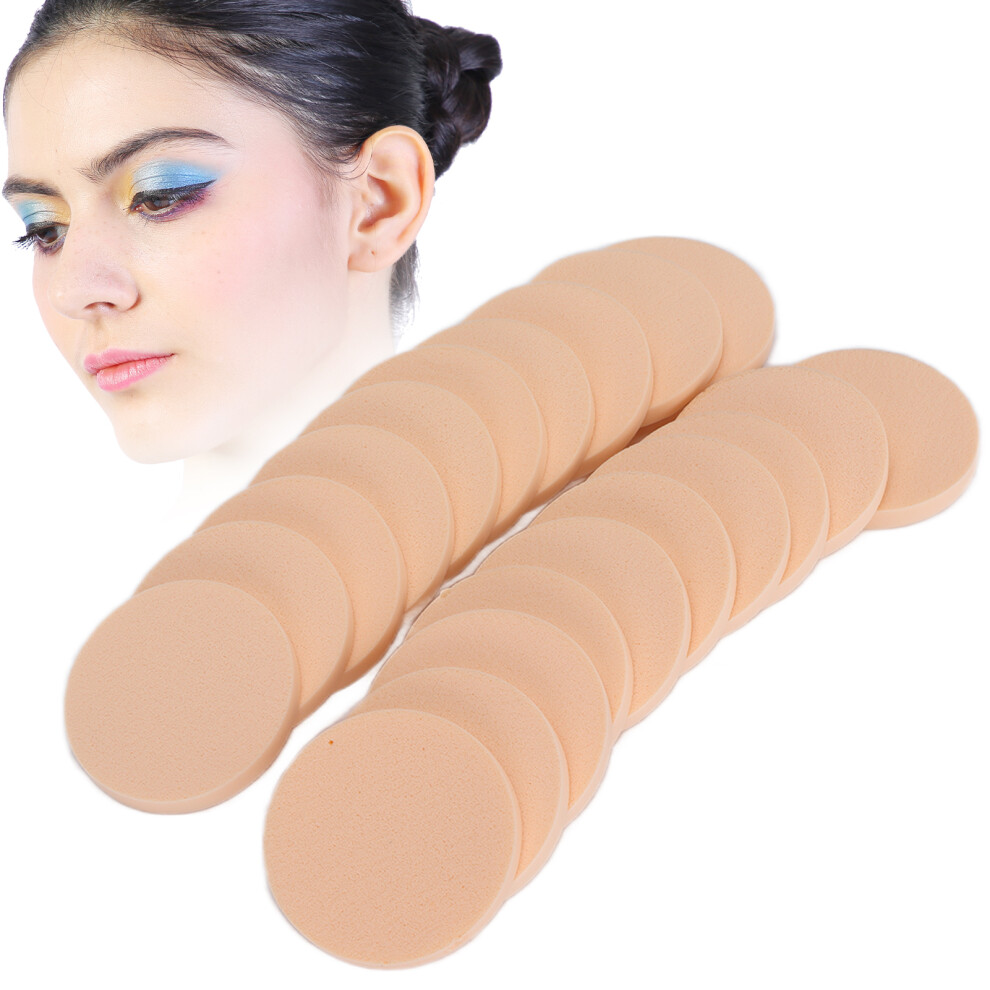 20 StÃ¼ck runder Make-up-Schwamm, trocken und nass,
