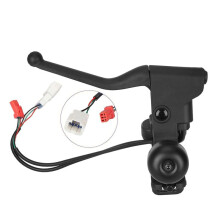 Handle Brake Lever Compatible with Elite Electric Scooter Brake Handle with Turn Light Button and Bell Left Brake Lever
